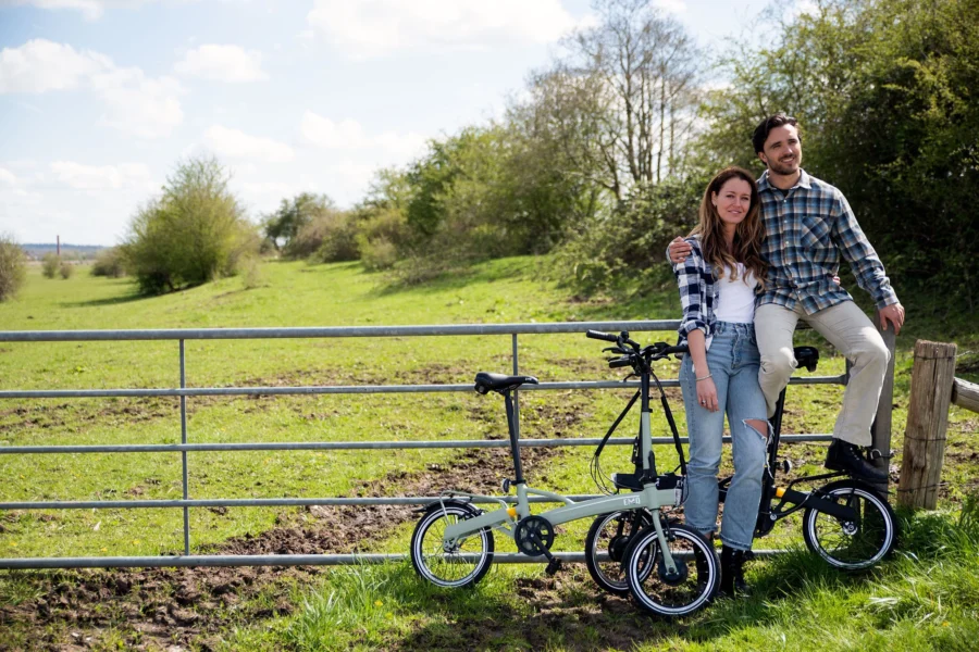 lichte elektrische vouwfiets